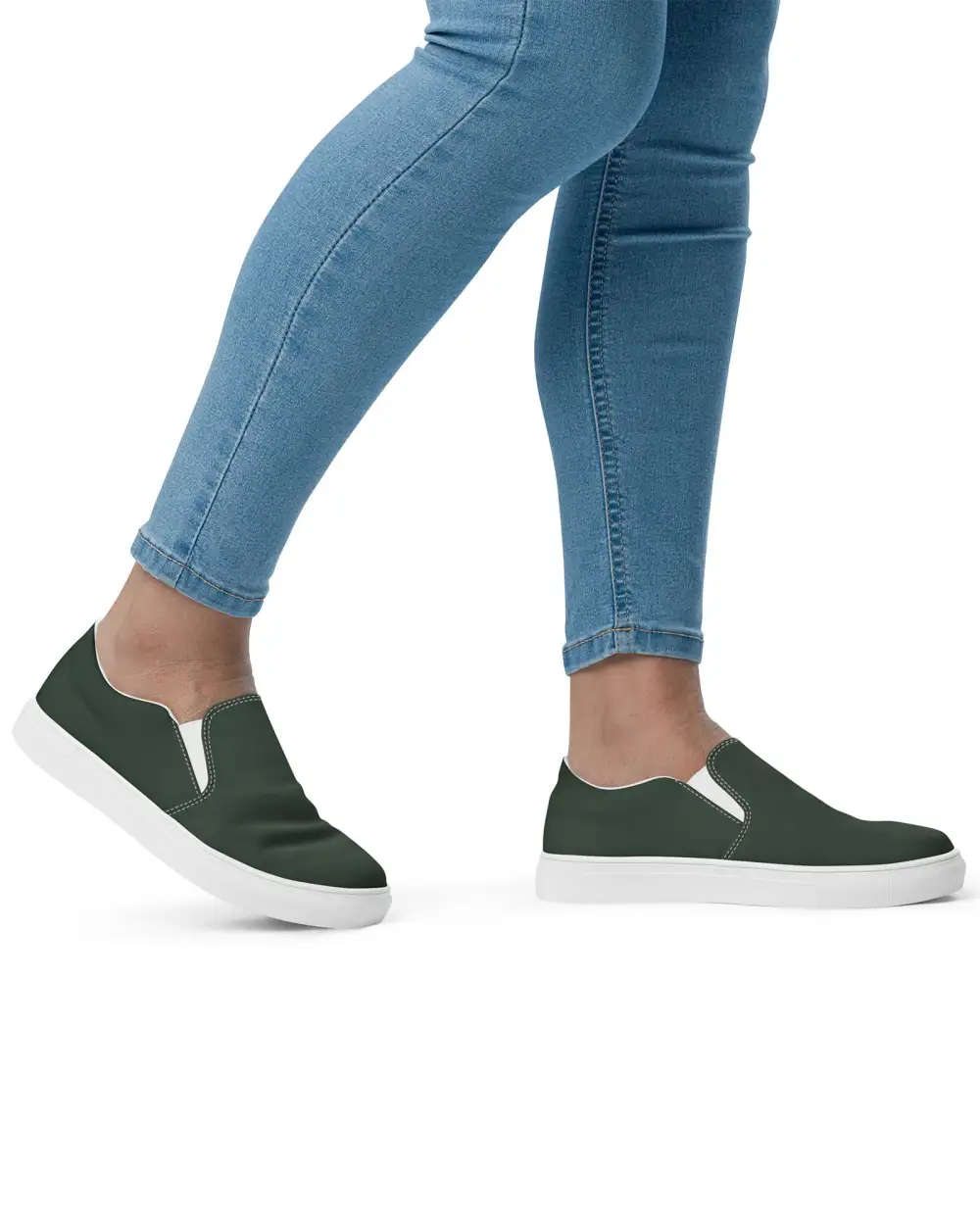 Forest Botanical Slip On Shoes