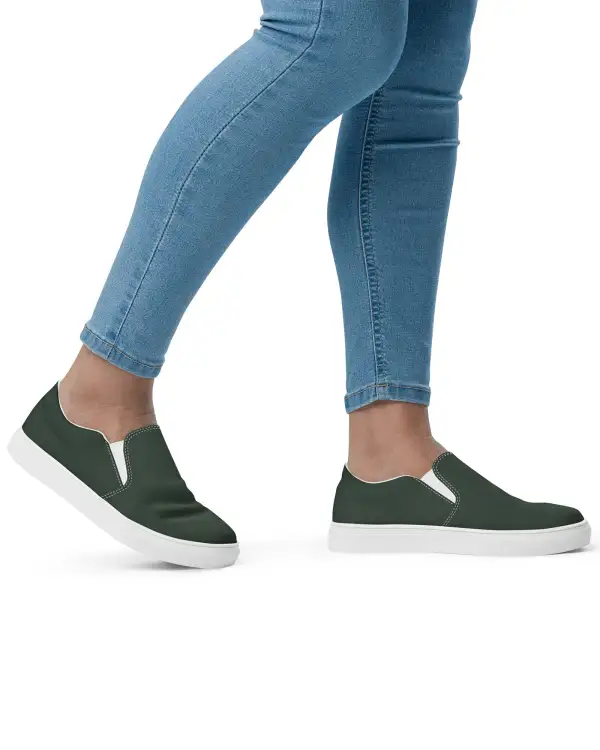Forest Botanical Slip On Shoes