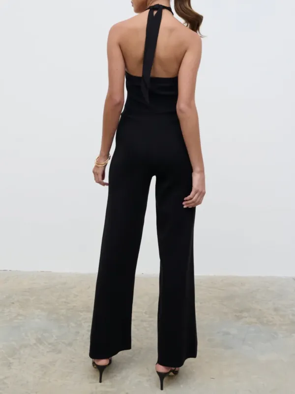 Knit Straight Jumpsuit