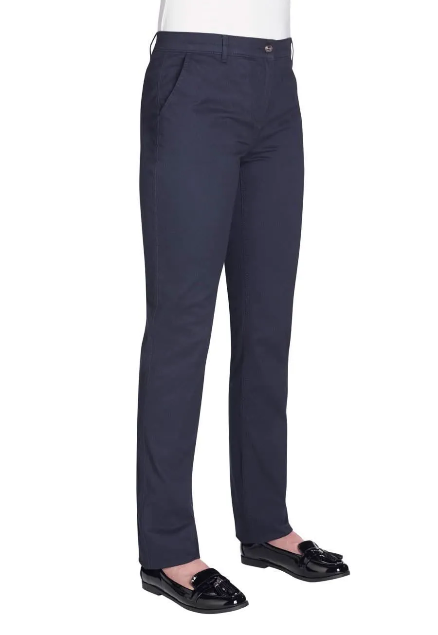 Women's Slim Leg Stretch Chino Trousers