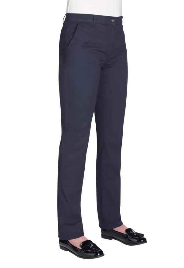 Women's Slim Leg Stretch Chino Trousers