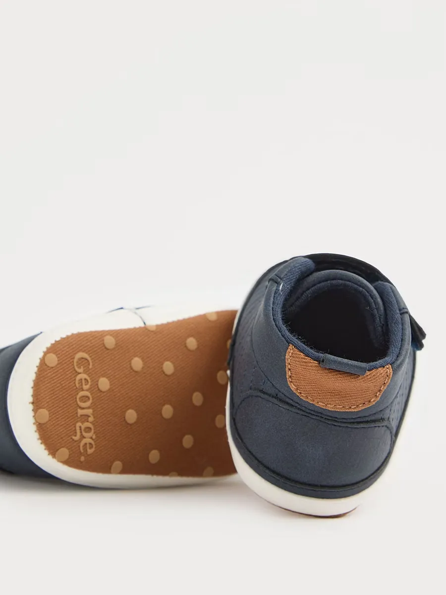 Navy High Top Shoes