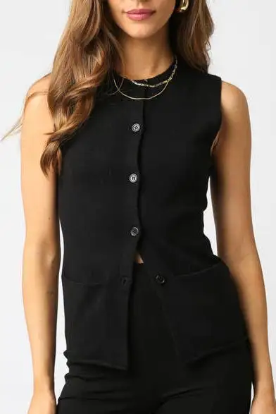 Sleeveless Women's Blouse Top