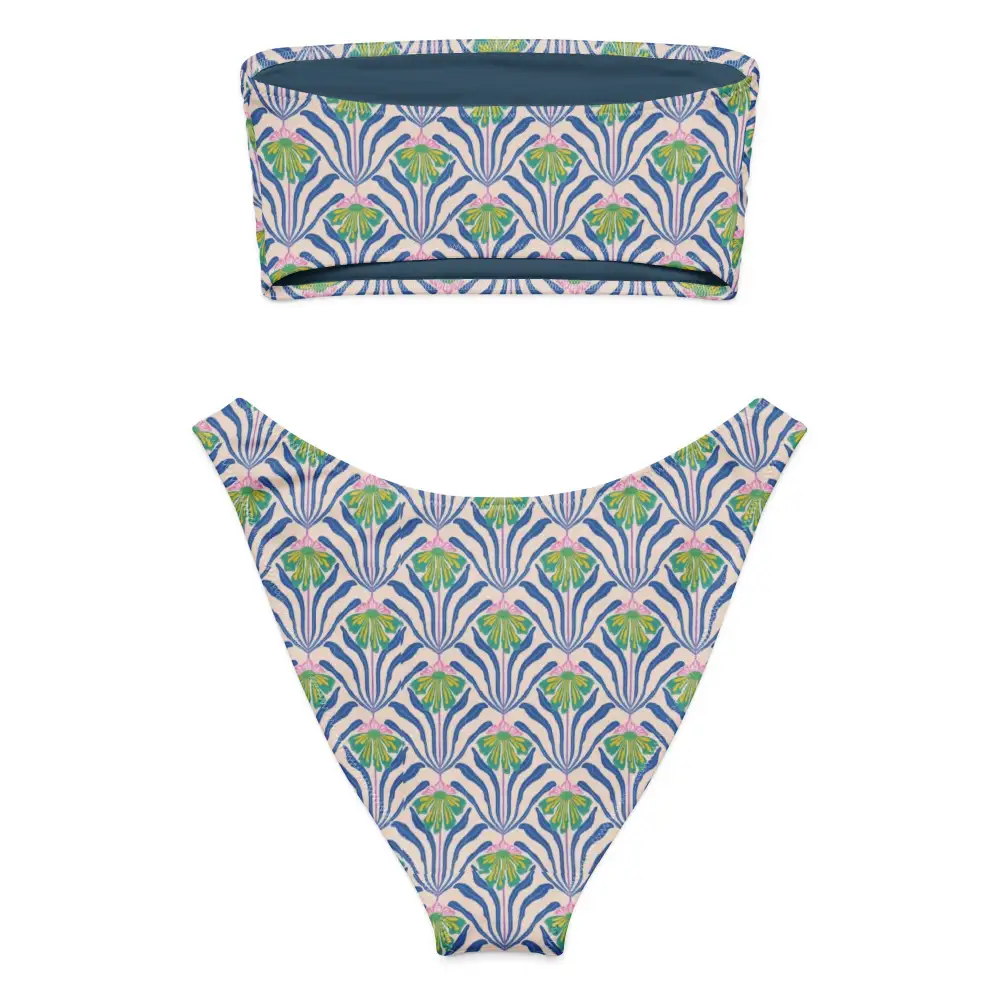 Smooth Bandeau Swim Set