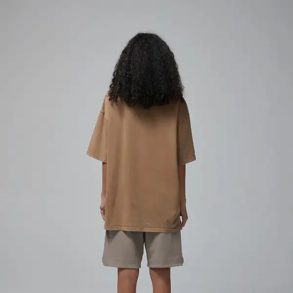 Stone Washed Women's Polo Shirt