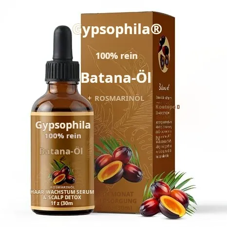 Batana-Öl für Haarwachstum – 100 % reines natürliches Haaröl. Es pflegt die Kopfhaut, beseitigt Spliss, mindert Haarausfall und entgiftet die Kopfhaut (30 ml), geeignet für alle Haartypen.