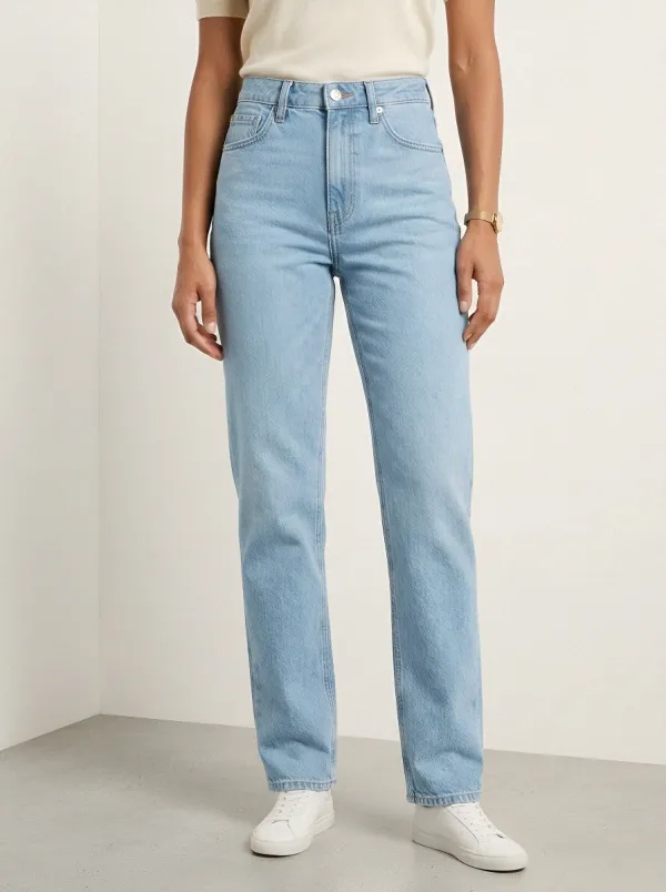 Casual Essential Women's Straight-Leg Jeans