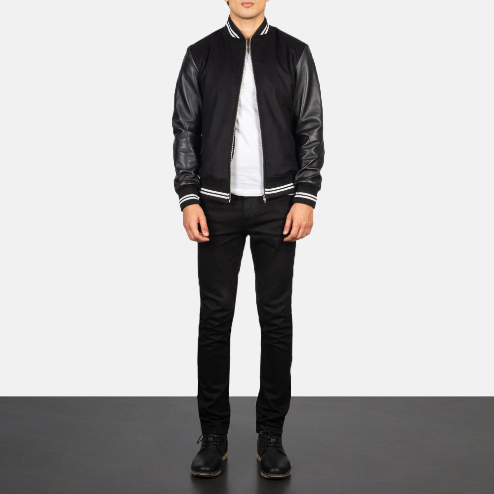 Men's Structured Varsity Jacket