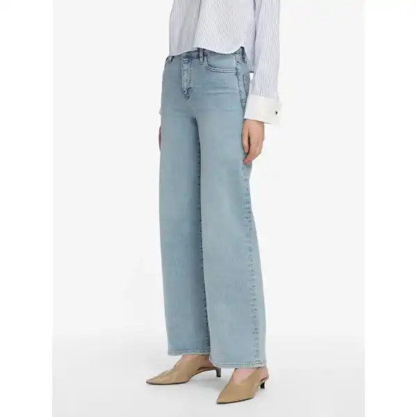 Classic Wide-Leg Flare High-Rise Women's Jeans