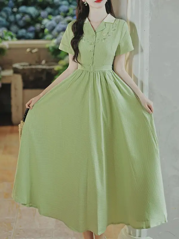 E L E Shirt Maxi Dress
