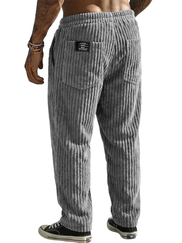 Corduroy Seamed Detail Trousers