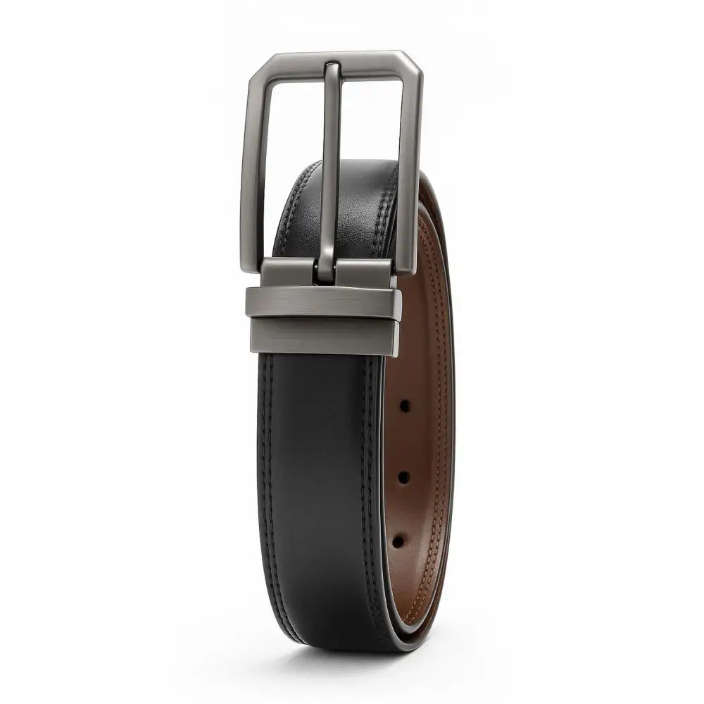 Reversible Cow Leather Waist Belt