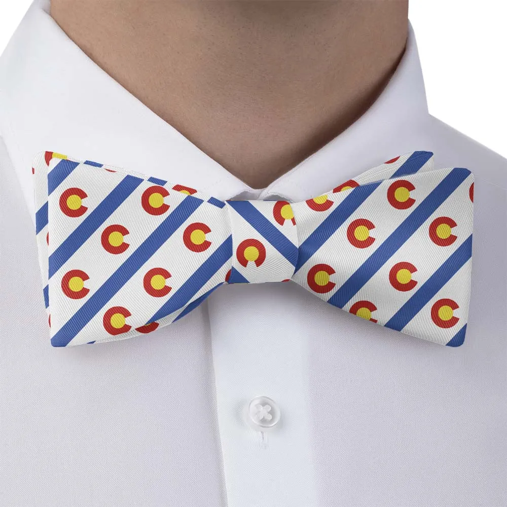 Classic Stripe Motif Bow Tie