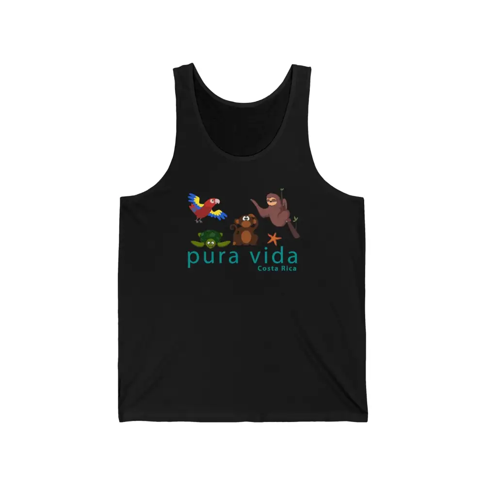 Tropical Wildlife Graphic Tank Top