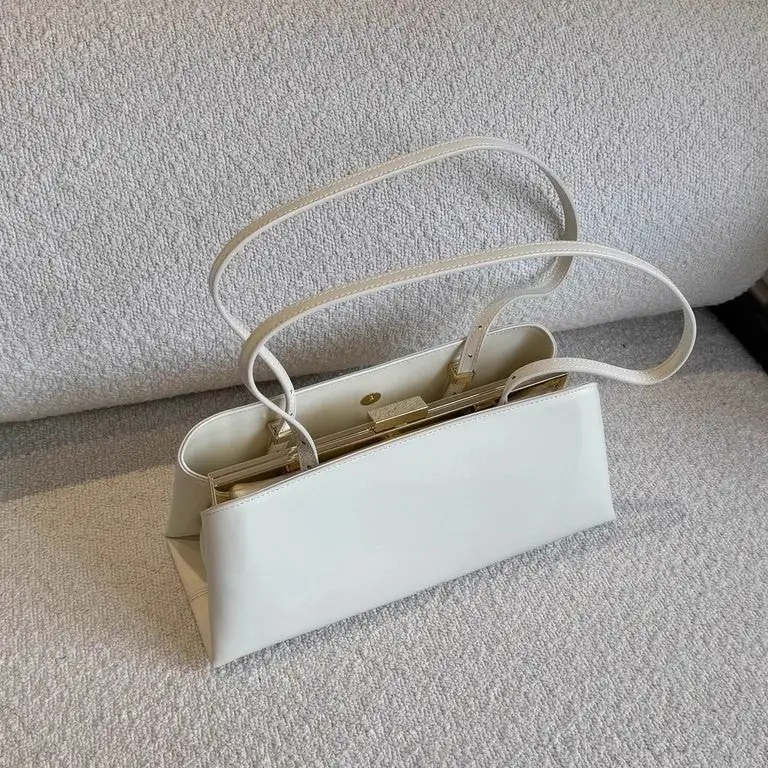 Textured Structured Saddle Bag