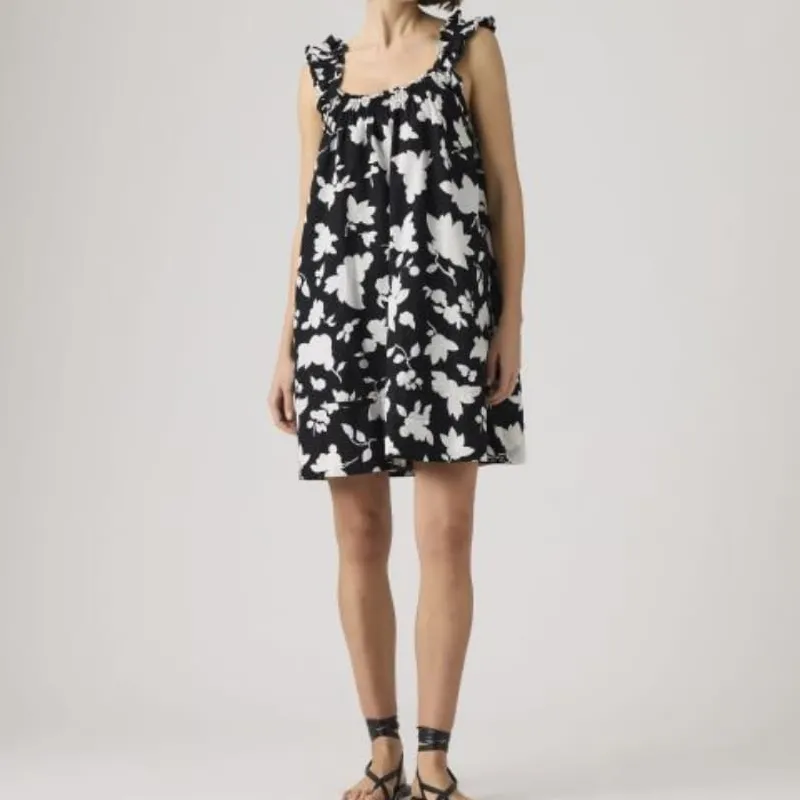 Floral Cotton Women's Mini Dress