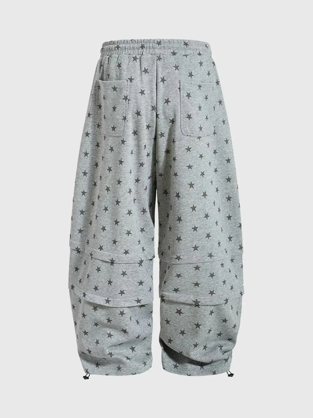Expressive Barrel-Leg Pants