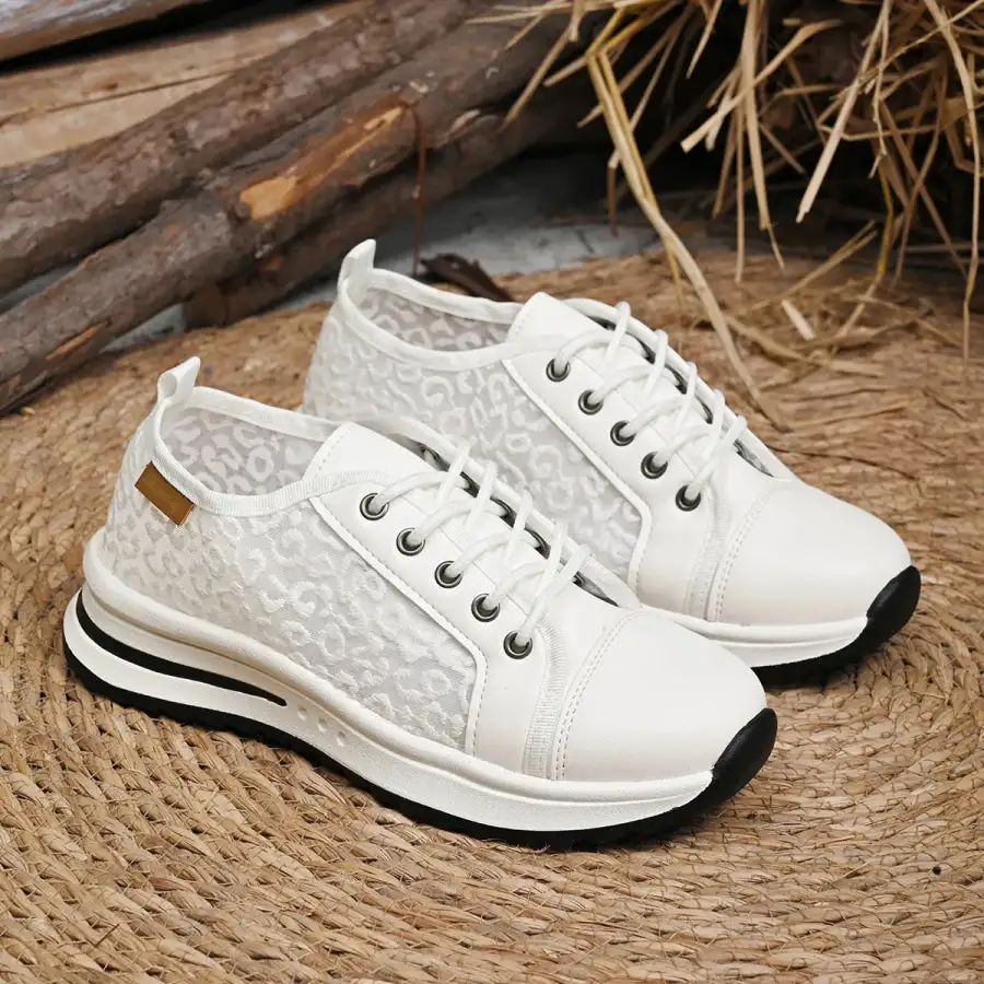 Lace Up Platform Sneakers Shoes