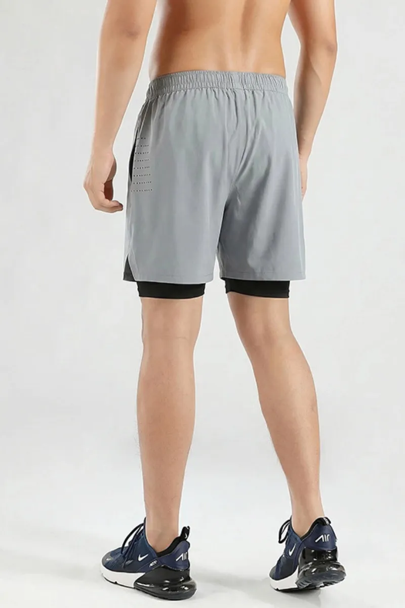 Quick Dry Breathable Drawstring Athletic Shorts