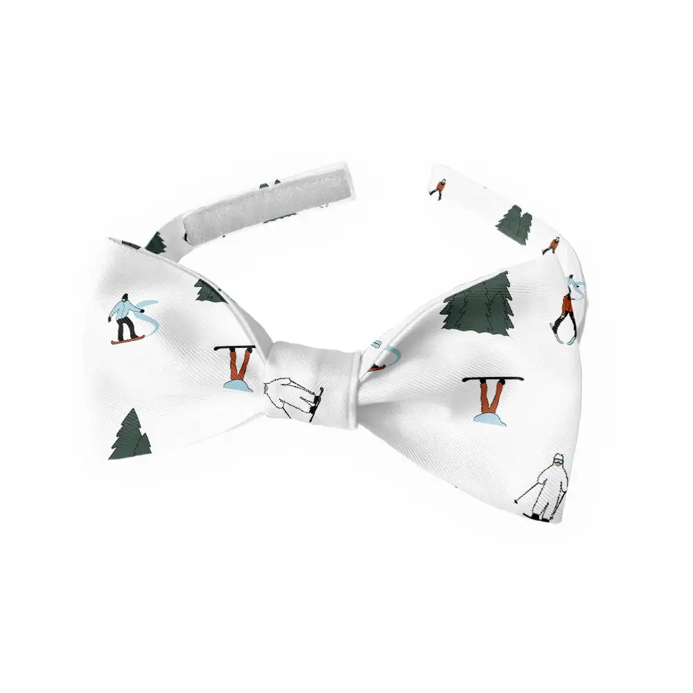 The Slopes Pattern Bow Tie