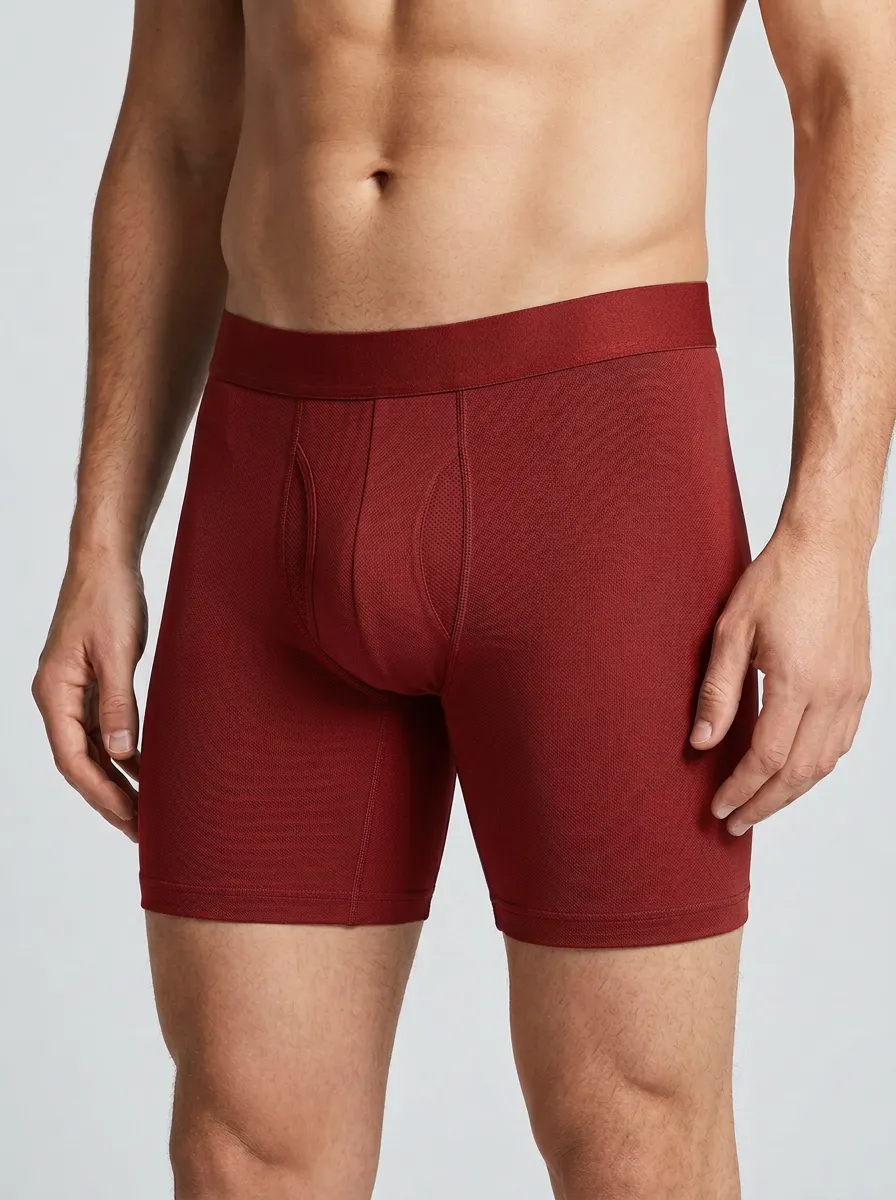 Men's Charcoal Grey Tonal Waistband Boxer Briefs