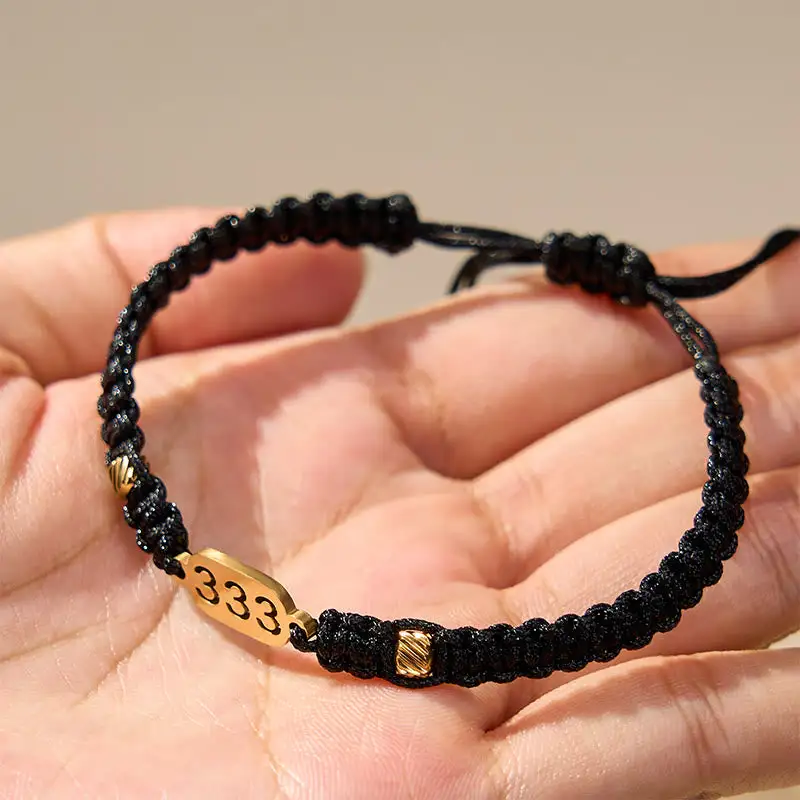 Angel Numbers Braided String Connection Bracelet