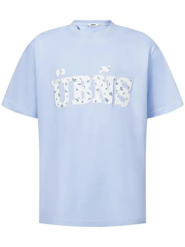 Letter Graphic Oversized Crew Neck Tee