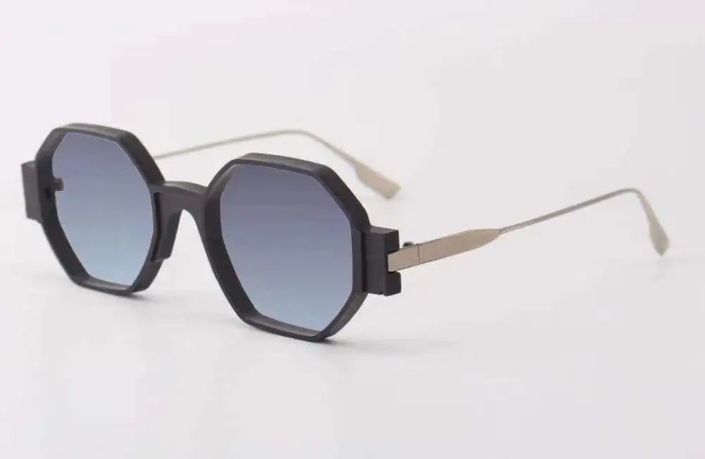 Round Geometric Sunglasses