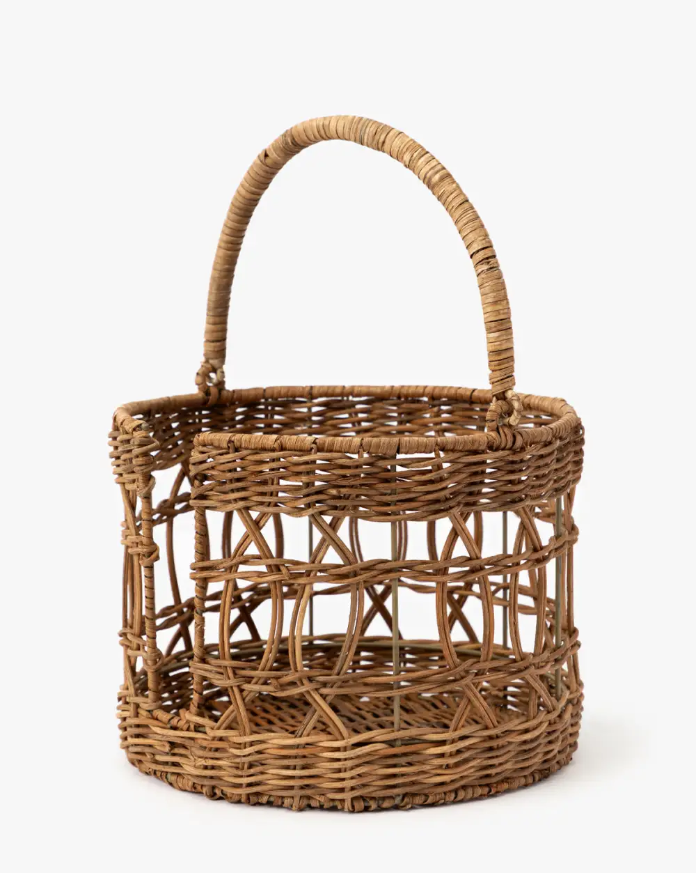 Hand Woven Wicker Plate Basket