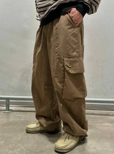 Modern Camo Relaxed Solid Cargo Pants