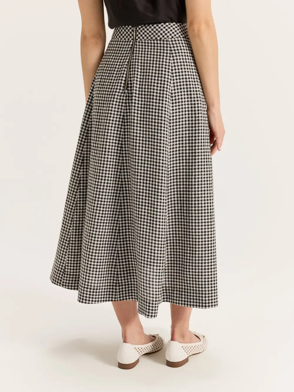 Courtside Check Skirt