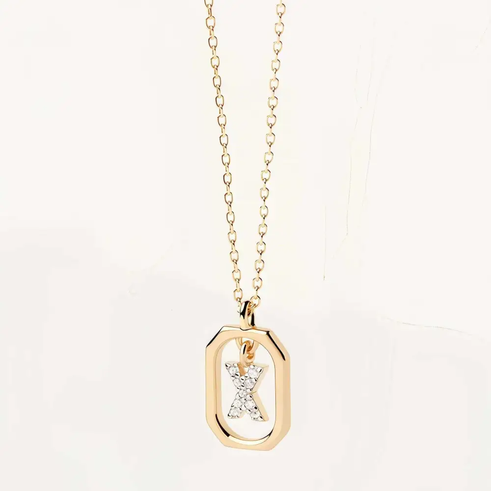 Initial Framed Necklace