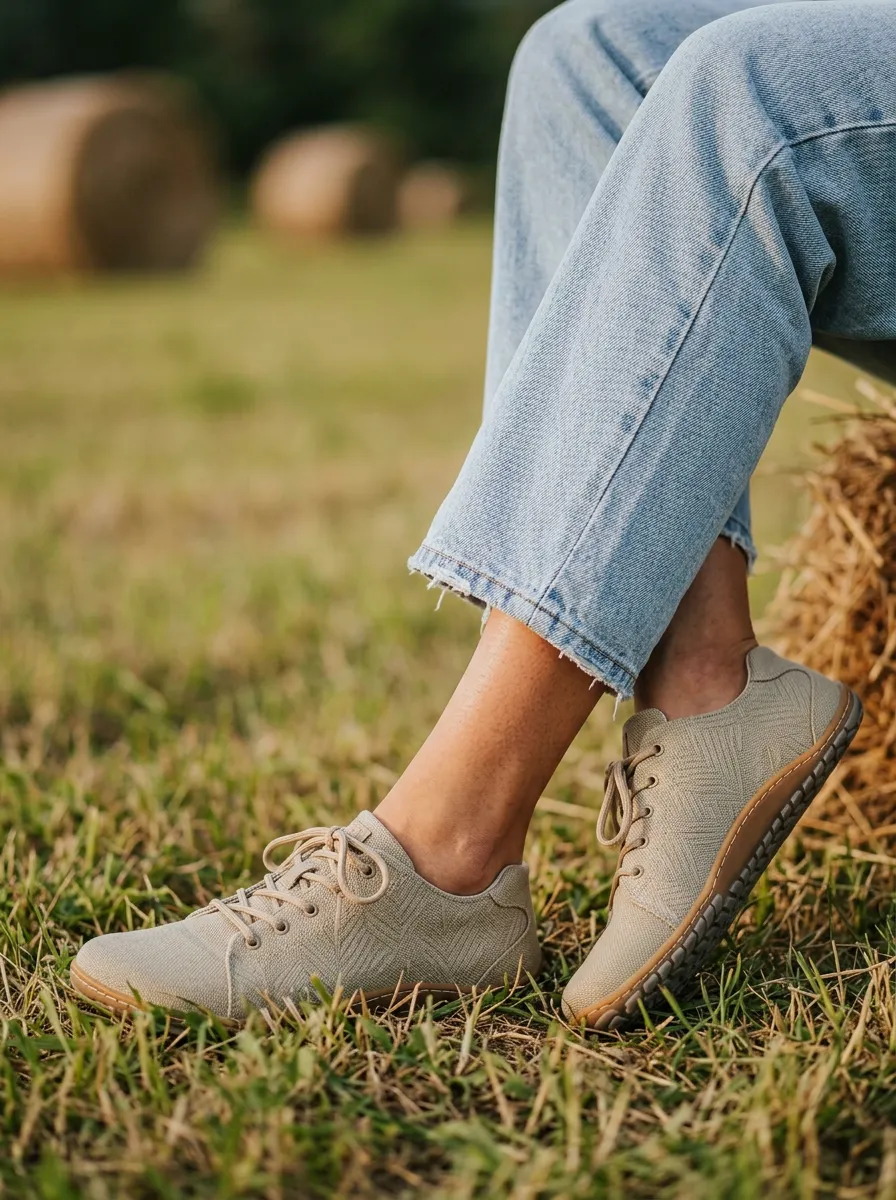 Minimal Geometric Graphic Detail Unisex Barefoot Shoes