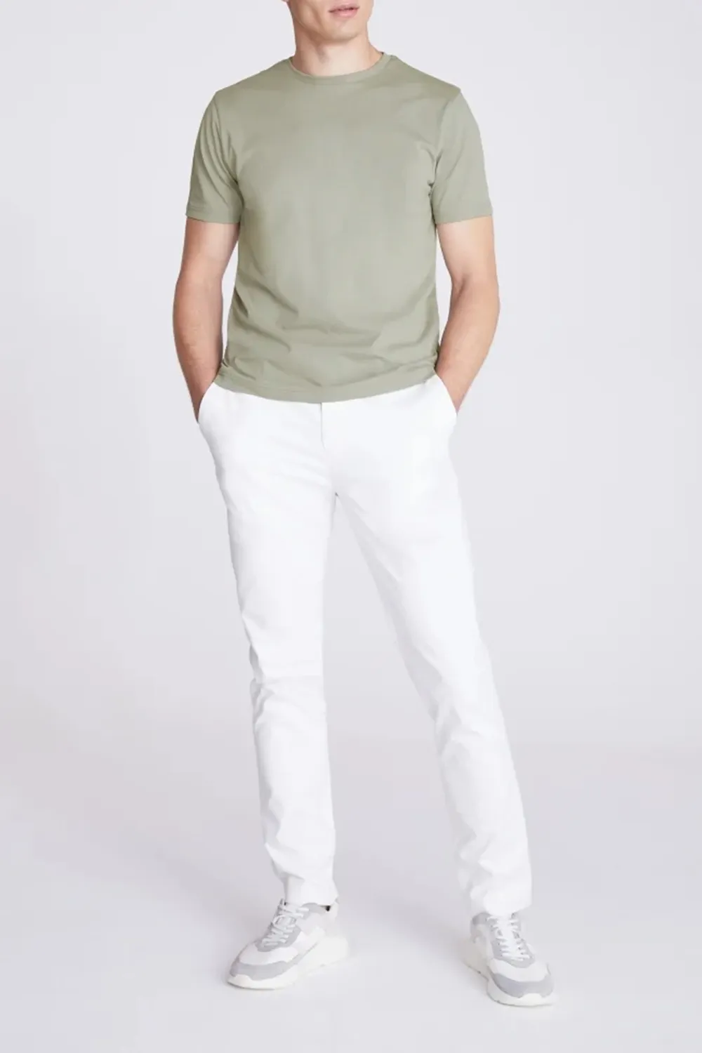 Simplified Sage Green Casual Shirt