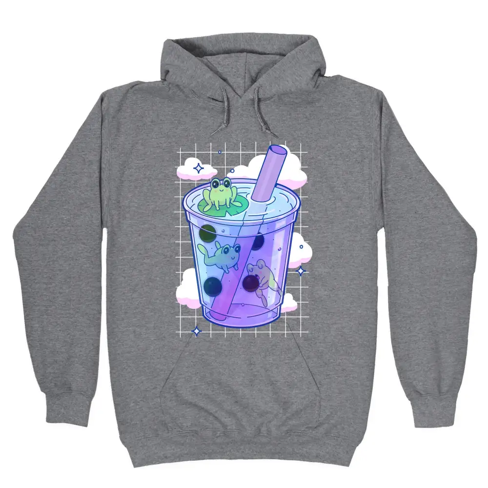 Laidback Boba Frog Pullover Hoodie