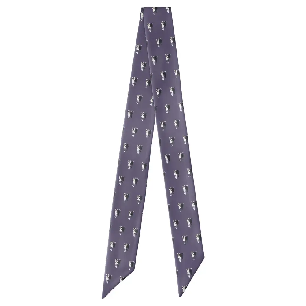 Husky Motif Hair Scarf