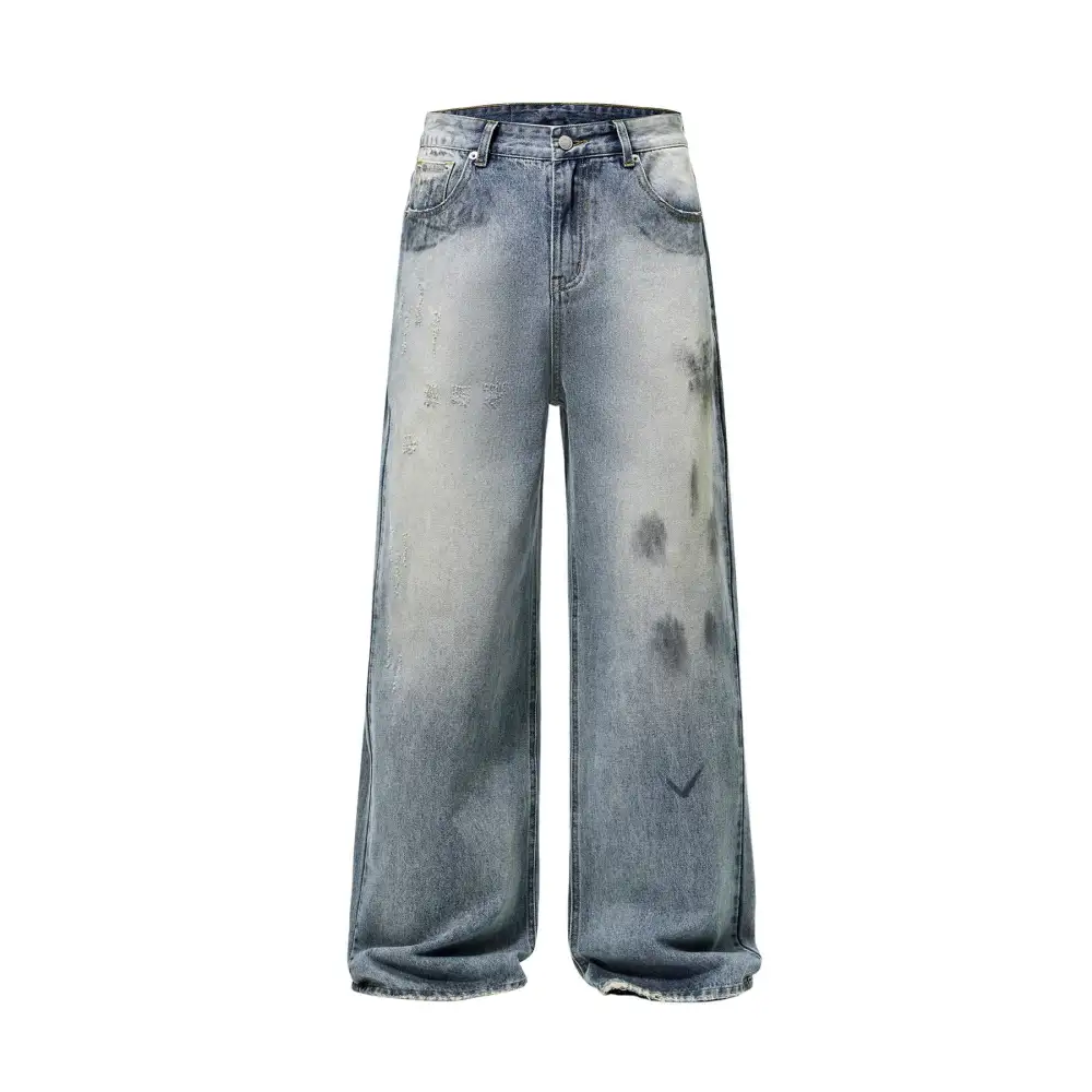 Modern Baggy Ripped Denim Jeans