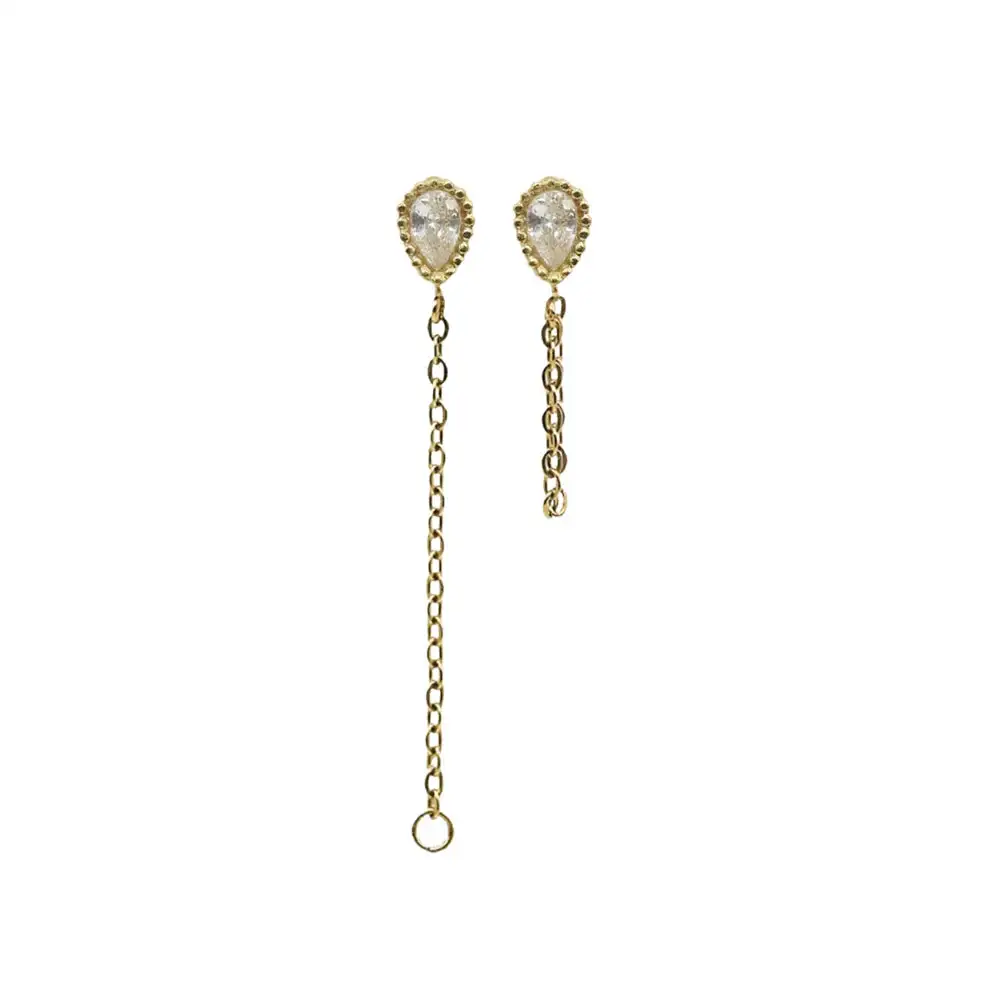 Earrings Teardrop  Zirconium Oxide