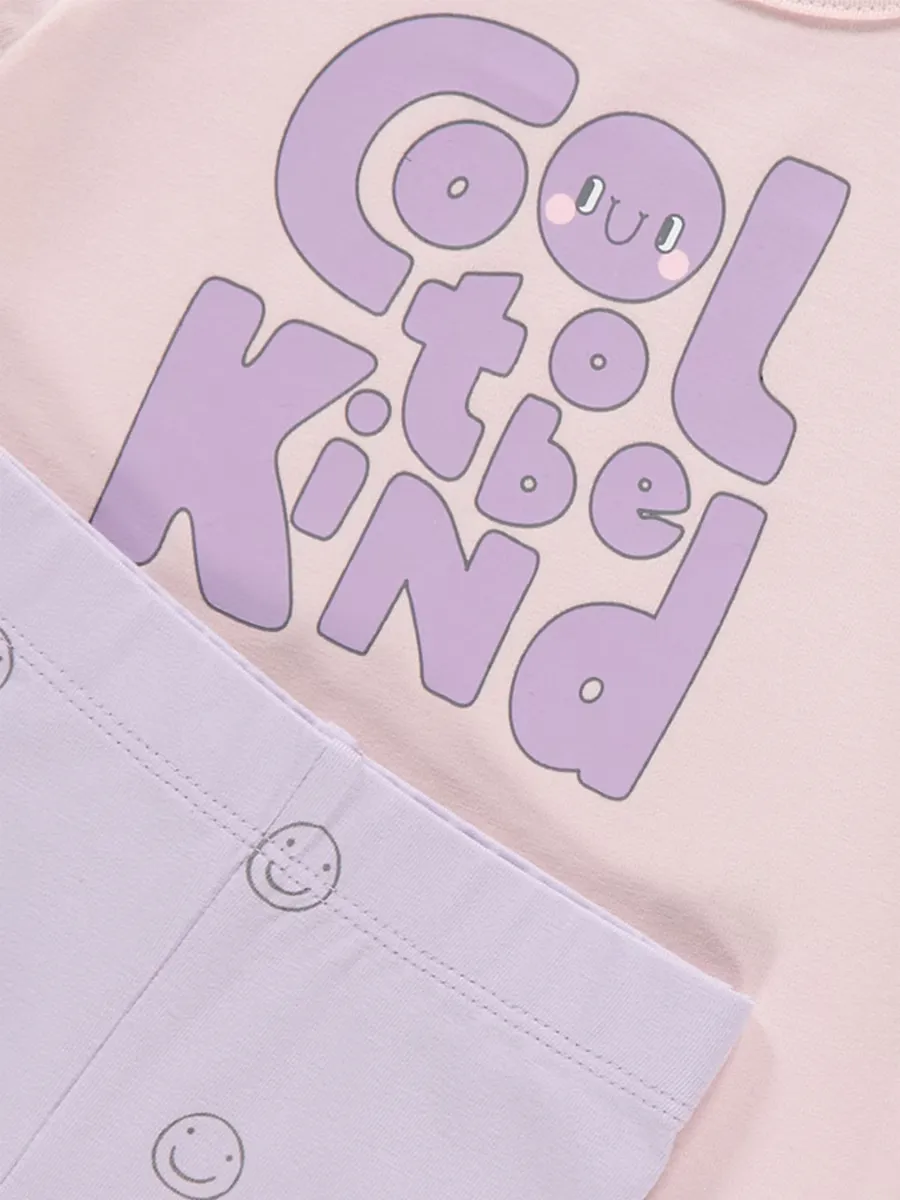 Cool To Be Kind T-Shirt and Shorts Outfit