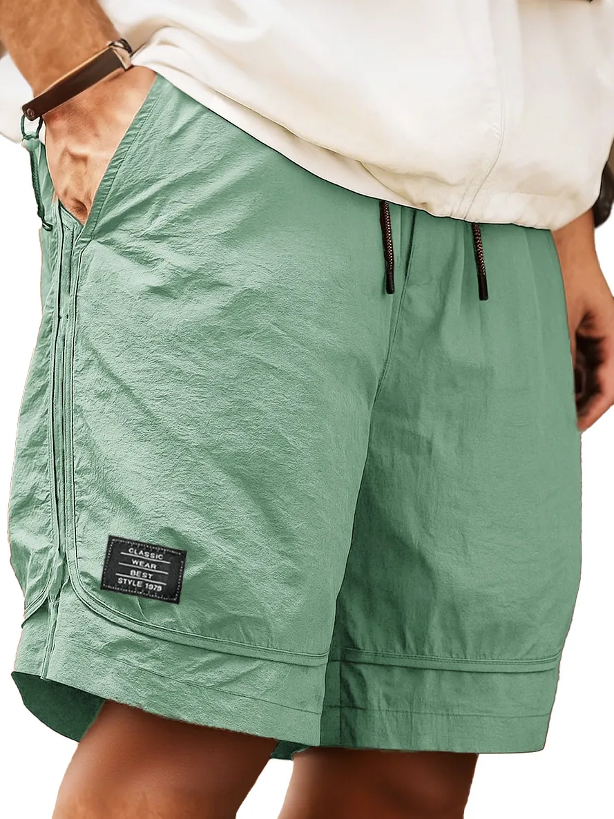 Pocket Drawstring Pull On Shorts