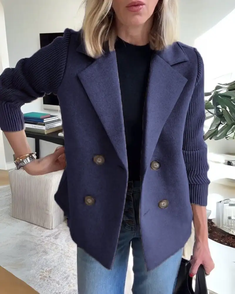 Textured Casual Blazer