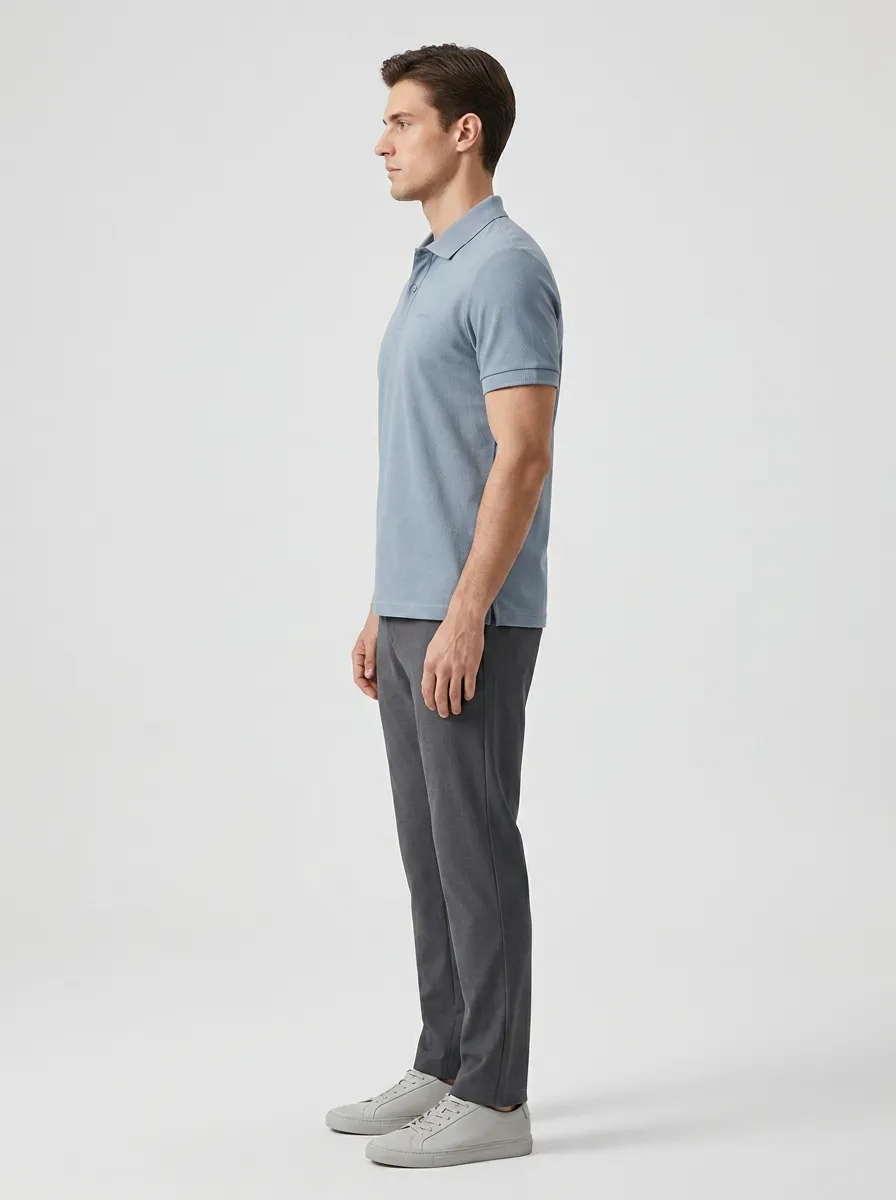 Modern Utility-Style Men's Polo Shirt