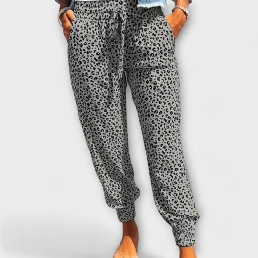 Leopard Print Everyday Trousers