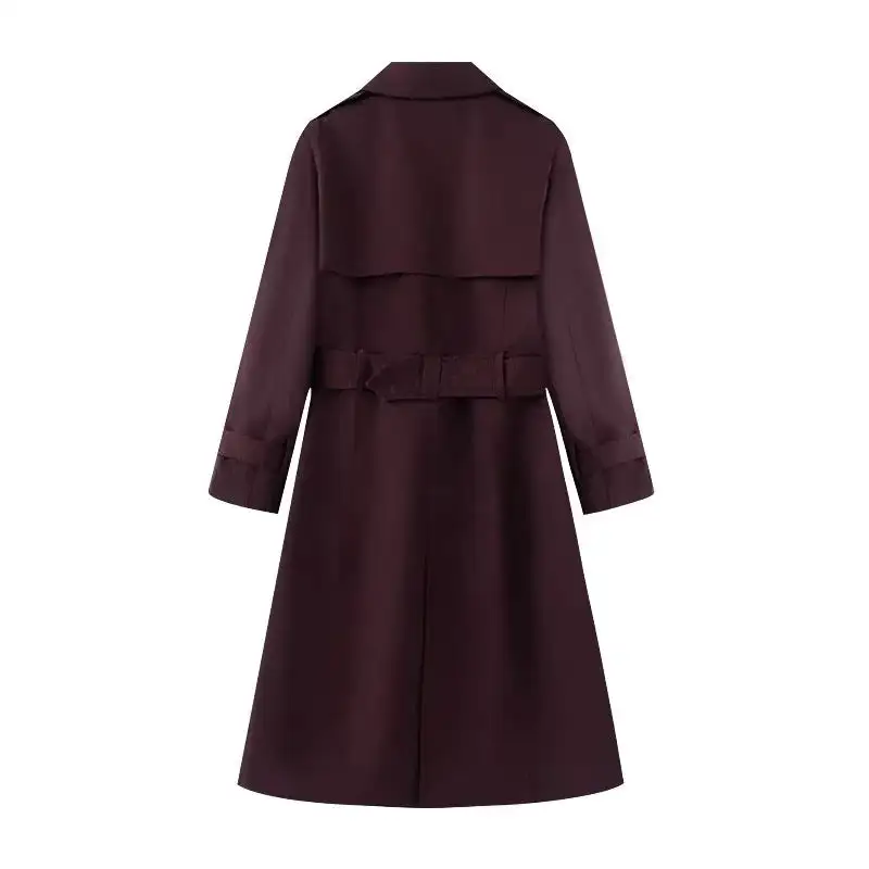 Relaxed Longline Trench Coat