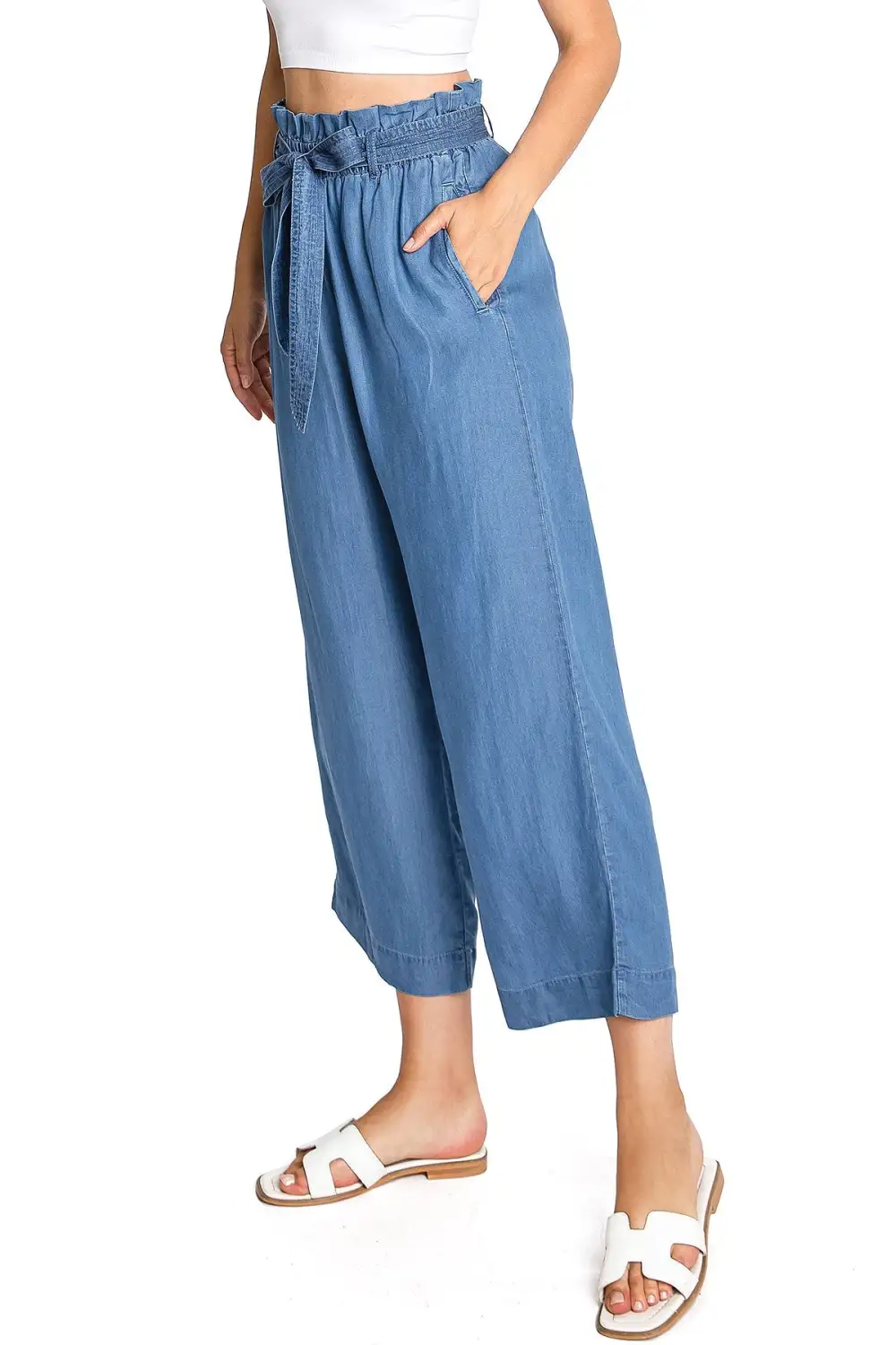 Tied High Rise Culottes