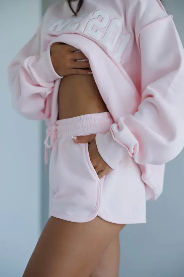 Classic Cotton Elastic Waist Drawstring Casual Shorts