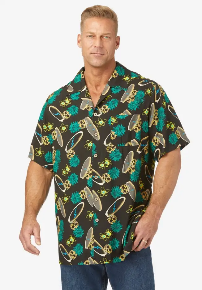 Printed Camp Shirt