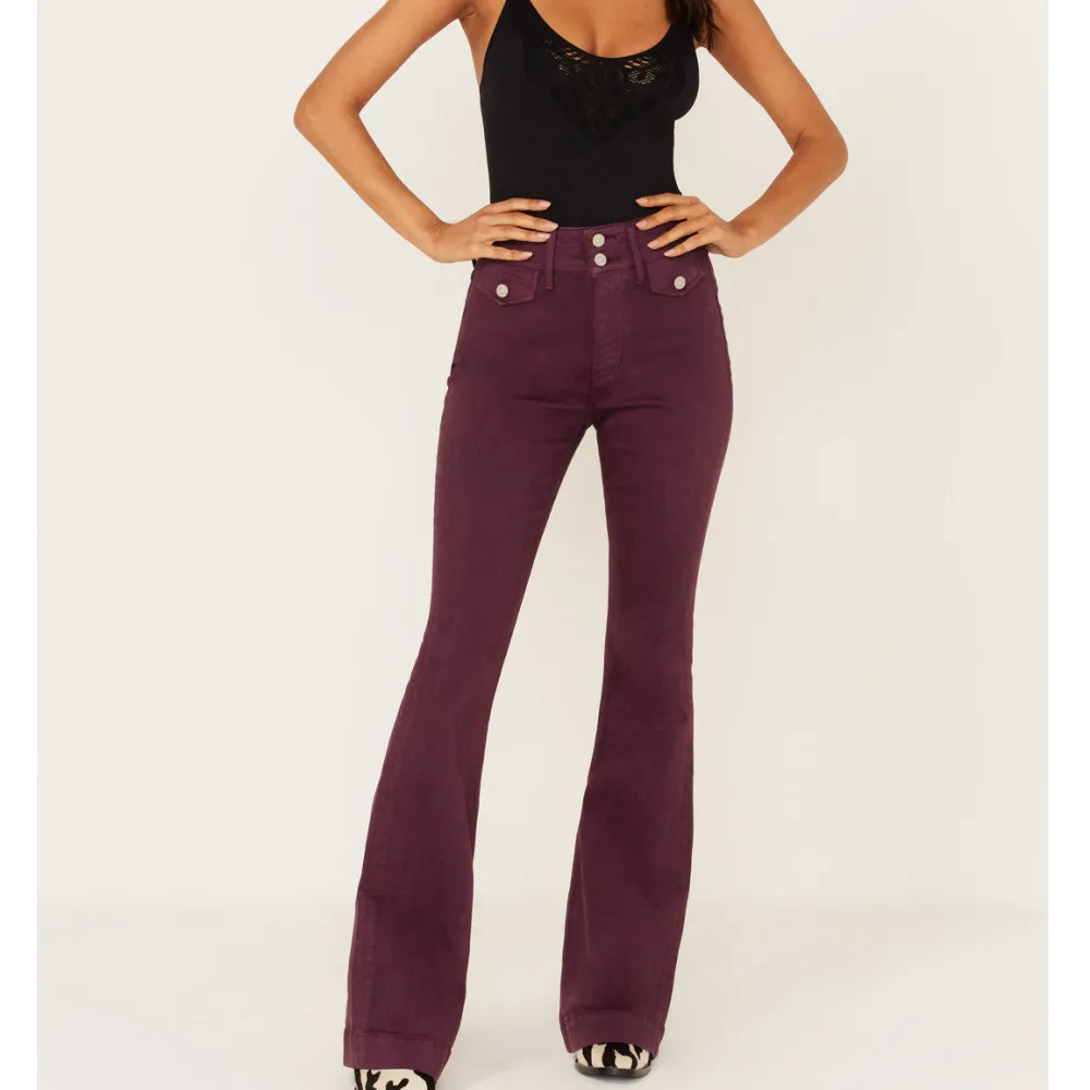 Classic High Rise Flare Jeans