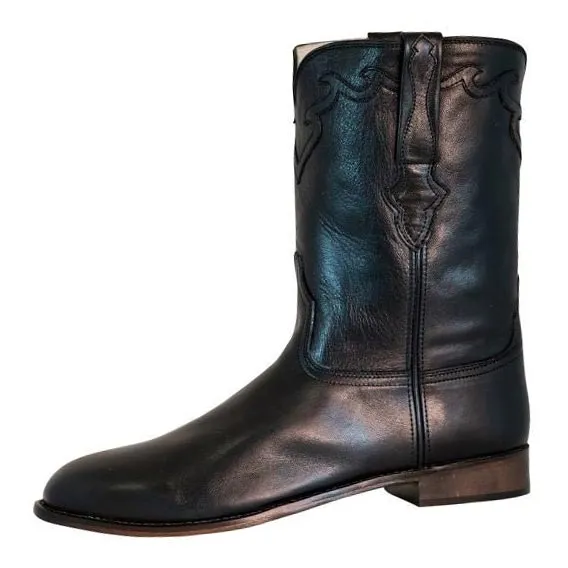 Relaxed Layered Shaft Men's Denim Boots