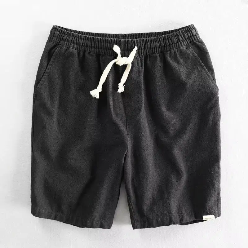 Drawstring Elastic Waist Shorts